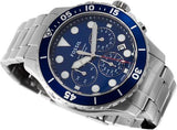 Fossil FB-03 Chronograph Blue Dial Silver Steel Strap Watch for Men - FS5724 Buy Now By Fossil