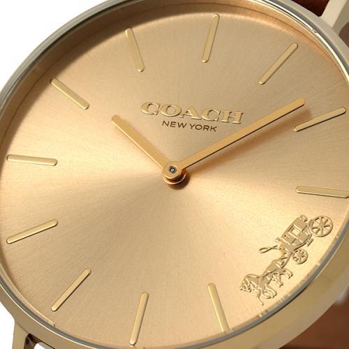 Coach Perry Gold Dial Brown Leather Strap Watch for Women - 14503331 Buy Now By Coach