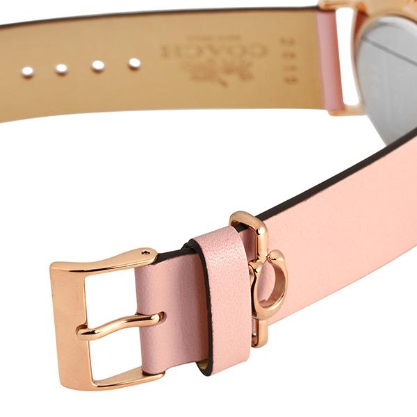 Coach Delancey Gold Dial Pink Leather Strap Watch for Women - 14503332 Buy Now By Coach