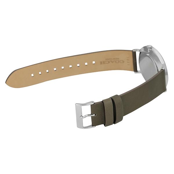 Coach Charles Grey Dial Brown Leather Strap Watch for Men - 14602153 Buy Now By Coach