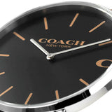 Coach Charles Black Dial Brown Leather Strap Watch for Men - 14602155 Buy Now By Coach