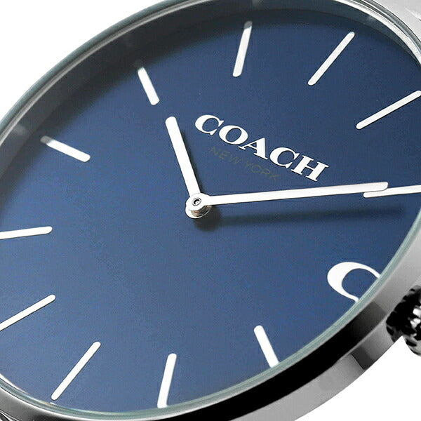 Coach Charles Blue Dial Silver Steel Strap Watch for Men - 14602429 Buy Now By Coach