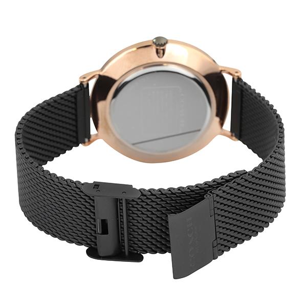 Coach Charles Black Ion Dial Black Mesh Bracelet Watch for Men - 14602470 Buy Now By Coach