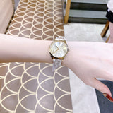 Michael Kors Jaycie Quartz Gold Dial White Leather Strap Watch for Women - MK2861 Buy Now By Michael Kors