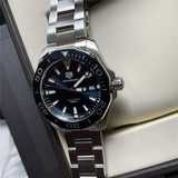 Tag Heuer Aquaracer Blue Dial Quartz Silver Steel Strap Watch for Men - WAY111C.BA0928 Buy Now By Tag Heuer
