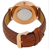 Daniel Wellington Classic St Mawes White Dial Brown Leather Strap Watch For Men - DW00100006 Buy Now By Daniel Wellington