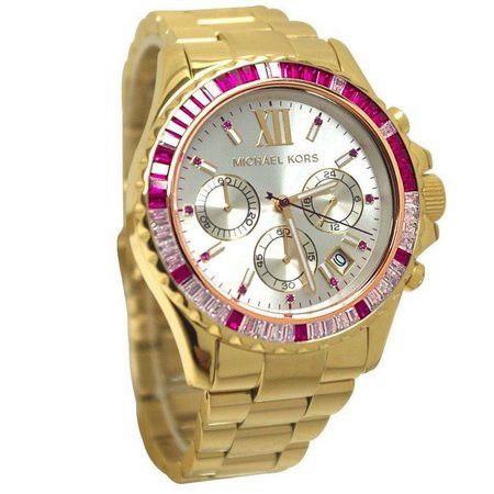 Michael Kors Everest Chronograph Gold Dial Gold Steel Strap Watch for Women - MK5871 Buy Now By Michael Kors