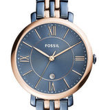 Fossil Jaqueline Grey Dial Two Tone Steel Strap Watch for Women - ES4321 Buy Now By Fossil
