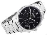 Hugo Boss Commander Black Dial Silver Steel Strap Watch for Men - 1513433 Buy Now By Hugo Boss