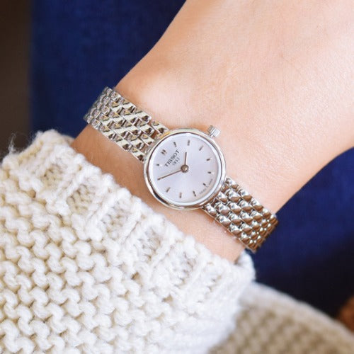 Tissot T Lady Lovely Silver Dial Silver Steel Strap Watch For Women - T058.009.11.031.00 Buy Now By Tissot