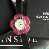 Coach Perry Silver Dial Black Leather Strap Watch for Women - 14503049 Buy Now By Coach