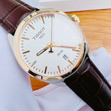Tissot T Classic PR 100 Quartz White Dial Brown Leather Strap Watch for Men - T101.410.26.031.00 Buy Now By Tissot