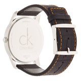 Calvin Klein City Black Dial Black Leather Strap Watch for Men - K2G211C1 Buy Now By Calvin Klein