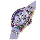 Guess Queen Quartz Purple Dial Purple Silicone Strap Watch For Women - GW0536L4 Buy Now By Guess