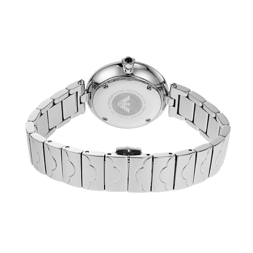Emporio Armani Mother of Pearl Dial Silver Steel Strap Watch For Women - AR11235 Buy Now By Emporio Armani