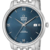 Omega De Ville Prestige Co-Axial Orbis Blue Dial Silver Steel Strap Watch for Men - 424.10.40.20.03.001 Buy Now By Omega