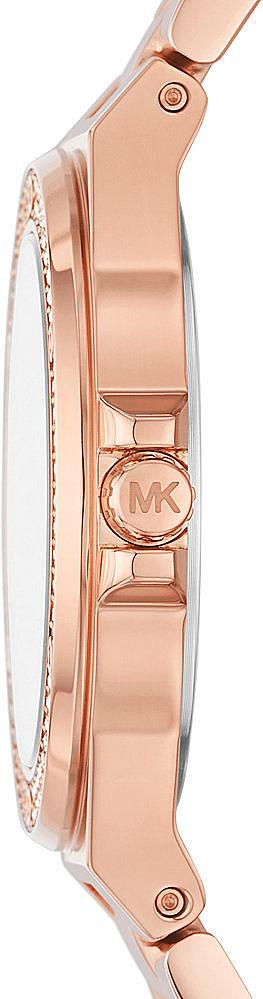 Michael Kors Lennox Three Hand Silver Dial Rose Gold Steel Strap Watch For Women - MK7279 Buy Now By Michael Kors
