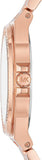 Michael Kors Lennox Three Hand Silver Dial Rose Gold Steel Strap Watch For Women - MK7279 Buy Now By Michael Kors