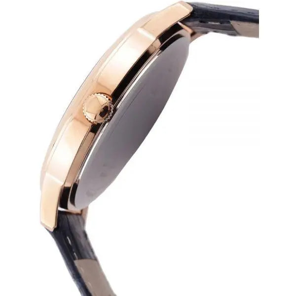 Guess Analog Blue Dial Blue Leather Strap Watch For Men - W0496G4 Buy Now By Guess