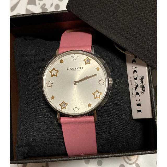 Coach Perry Mother of Pearl White Dial Pink Leather Strap Watch for Women - 14503243 Buy Now By Coach