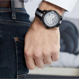 Maserati Royale 44mm Black Dial Stainless Steel Fiber Strap Watch For Men - R8871637002 Buy Now By Maserati