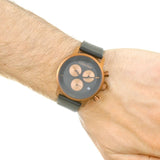 Calvin Klein City Chronograph Black Dial Black Leather Strap Watch for Men - K2G17TC1 Buy Now By Calvin Klein