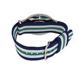 Daniel Wellington Classic Nottingham White Dial Two Tone NATO Strap Watch For Men - 0208DW Buy Now By Daniel Wellington