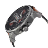 Diesel Mr Daddy 2.0 Chronograph Black Dial Brown Leather Strap Watch For Men - DZ7332 Buy Now By Diesel