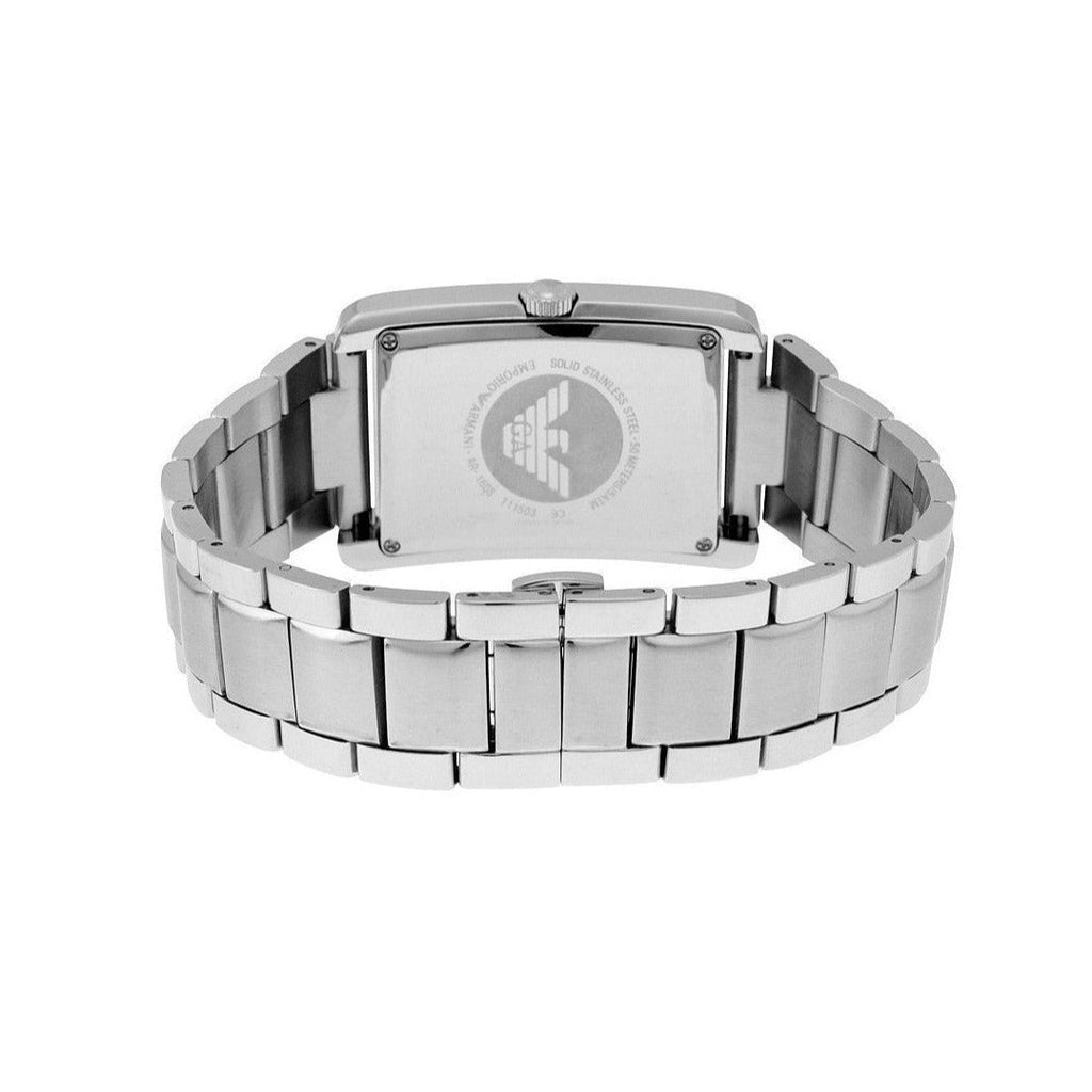 Emporio Armani Classic Analog Black Dial Silver Steel Strap Watch For Men - AR1608 Buy Now By Emporio Armani