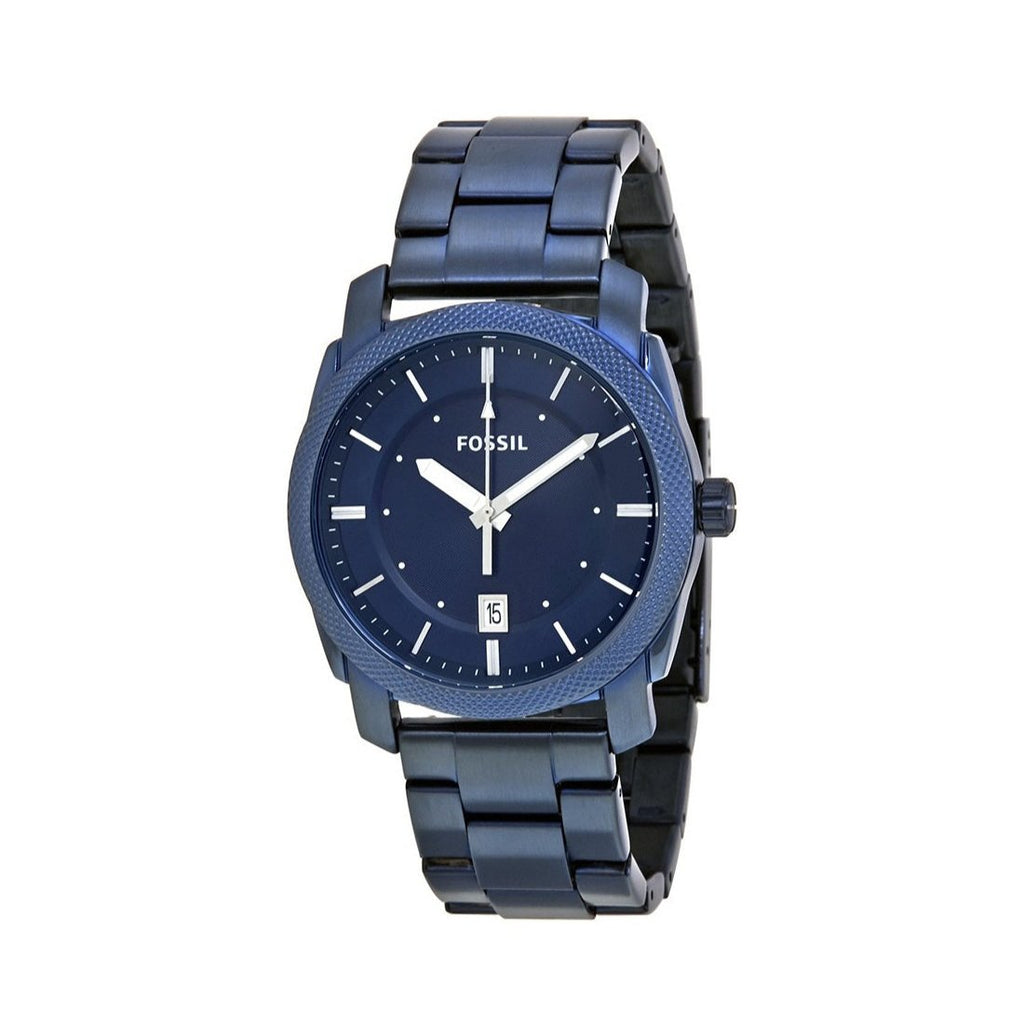Fossil Machine Blue Dial Blue Steel Strap Watch for Men - FS5231 Buy Now By Fossil