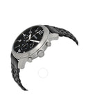Fossil Pilot 54 Chronograph Black Dial Black Leather Strap Watch for Men - FS5181 Buy Now By Fossil