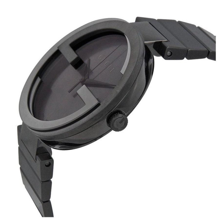 Gucci G Interlocking Quartz Grey Dial Grey Steel Strap Watch For Men - YA133210 Buy Now By Gucci