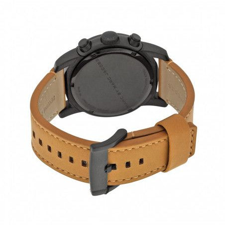 Marc Jacobs Larry Chronograph Black Dial Brown Leather Strap Watch for Men - MBM5053 Buy Now By Marc Jacobs