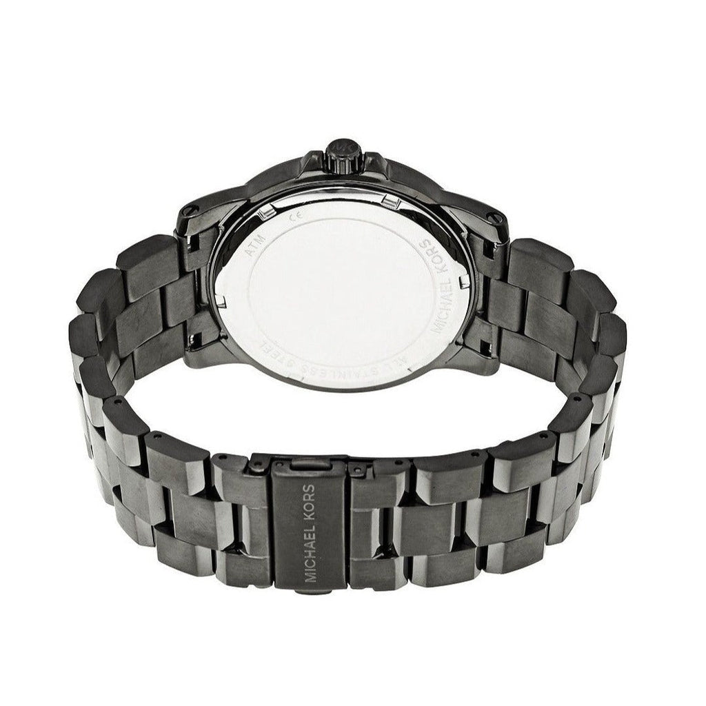 Michael Kors Paxton Analog Blue Dial Grey Steel Strap Watch For Men - MK8499 Buy Now By Michael Kors