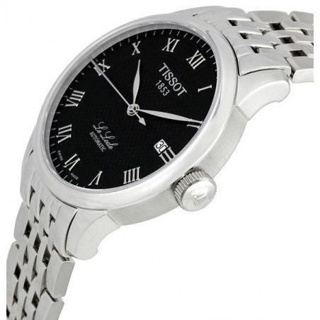 Tissot T Classic Le Locle Powermatic 80 Black Dial Silver Steel Strap Watch For Women - T41.1.483.53 Buy Now By Tissot