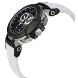 Tissot T Race Chronograph Black Dial White Rubber Strap Watch for Men - T048.417.27.057.05 Buy Now By Tissot