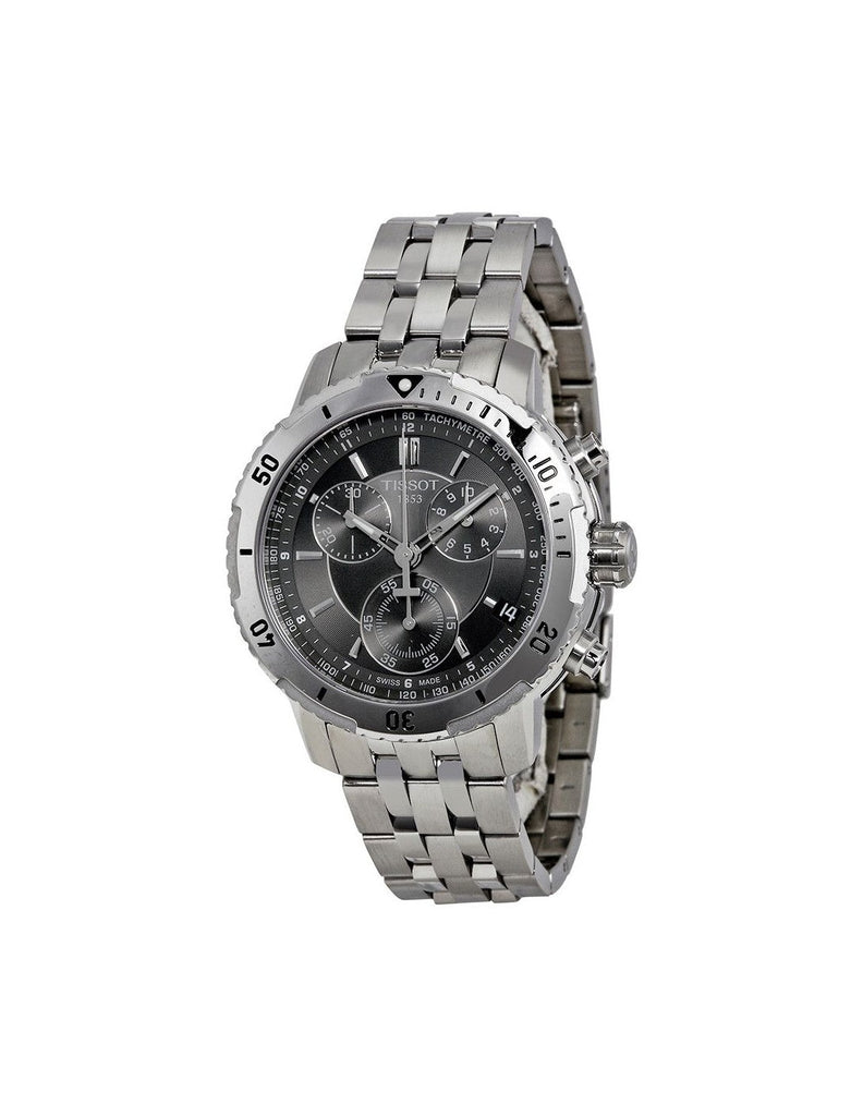 Tissot PRS 200 Grey Dial Chronograph Grey Dial Silver Steel Strap Watch For Men - T067.417.11.051.00 Buy Now By Tissot