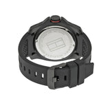Tommy Hilfiger Windsurf Black Dial Black Rubber Strap Watch for Men- 1791114 Buy Now By Tommy Hilfiger