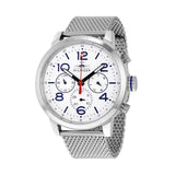 Tommy Hilfiger Jake Quartz White Dial Silver Mesh Bracelet Watch for Men - 1791233 Buy Now By Tommy Hilfiger