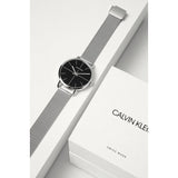 Calvin Klein High Noon Black Dial Silver Mesh Bracelet Watch for Men - K8M21121 Buy Now By Calvin Klein