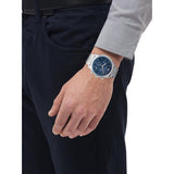 Emporio Armani Luigi Chronograph Quartz Blue Dial Silver Steel Strap Watch For Men - AR1974 Buy Now By Emporio Armani