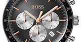 Hugo Boss Trophy Chronograph Grey Dial Silver Steel Strap Watch for Men - 1513634 Buy Now By Hugo Boss