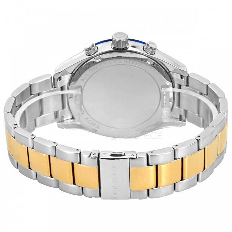 Michael Kors Layton Chronograph Blue Dial Two Tone Steel Strap Watch For Men - MK8825 Buy Now By Michael Kors