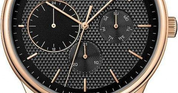 Tommy Hilfiger Damon Quartz Black Dial Black Leather Strap Watch for Men - 1791419 Buy Now By Tommy Hilfiger