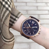 Tommy Hilfiger London Chronograph Blue Dial Brown Leather Strap Watch for Men - 1791532 Buy Now By Tommy Hilfiger