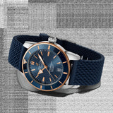 Breitling Superocean Heritage B20 Automatic 42 Blue Dial Blue Mesh Bracelet Watch for Men - UB2010161C1S1 Buy Now By Breitling
