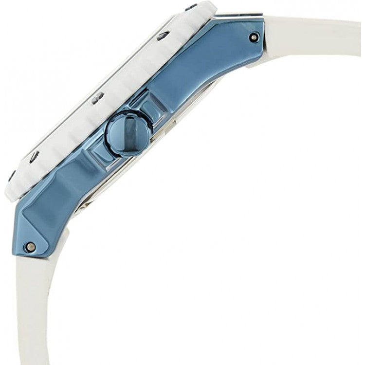 Guess Overdrive Chronograph White Dial White Rubber Strap Watch for Women - W0149L6 Buy Now By Guess