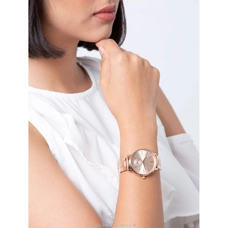 Michael Kors Jaryn Quartz Rose Gold Dial Rose Gold Steel Strap Watch For Women - MK3501 Buy Now By Michael Kors