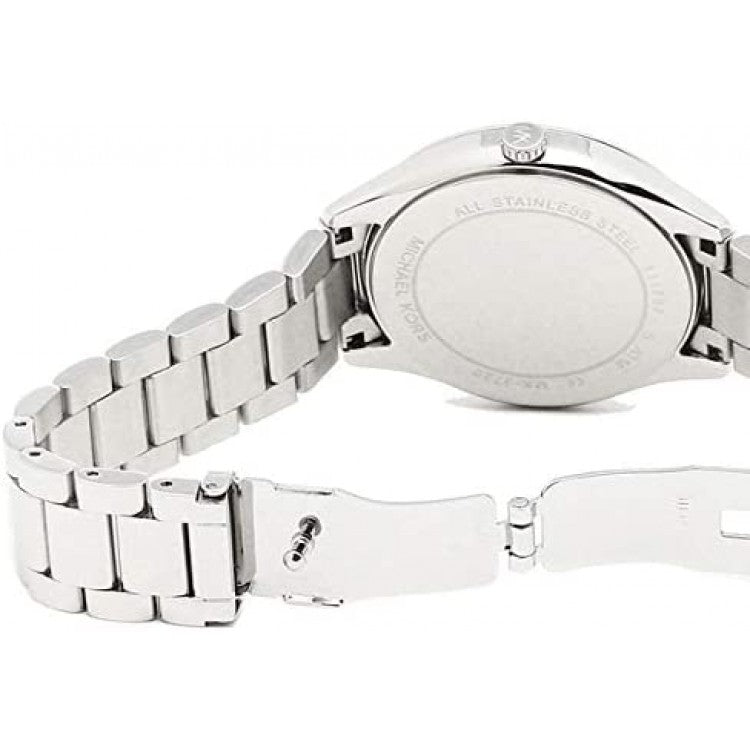 Michael Kors Lauryn Blue Dial Silver Steel Strap Watch for Women - MK3720 Buy Now By Michael Kors