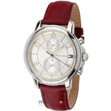Tommy Hilfiger Claudia White Dial Red Leather Strap Watch for Women - 1781816 Buy Now By Tommy Hilfiger